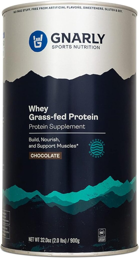 Gnarly gress-fed whey protein powder